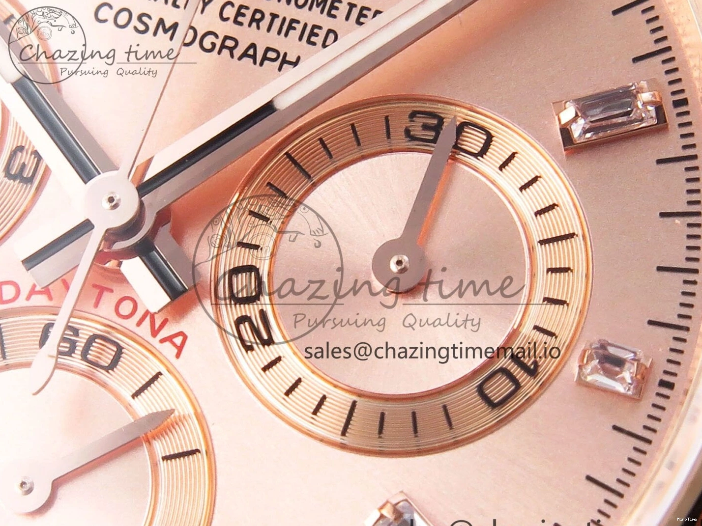 MiroTime 0402 Bold Daytona 116505 KING 1:1 Best Edition RG Crystal Dial on RG Bracelet SH 1938